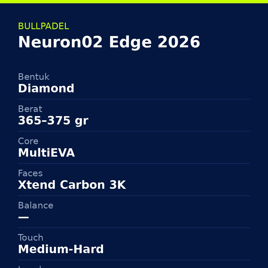 Bullpadel Neuron02 Edge 2026 — Foto 5